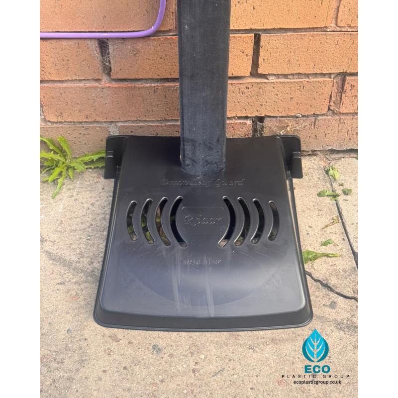 Heavy-Duty Black Plastic Drain Cover Grate
